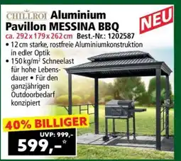 Norma Aluminium Pavillon Messina BBQ Angebot