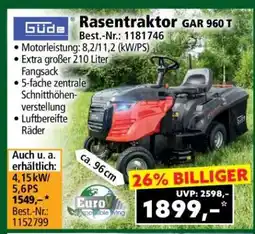 Norma Rasentraktor GAR 960 T Angebot