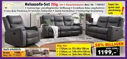 Norma Relaxsofa-Set 3tlg Angebot