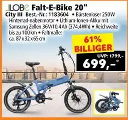 Norma Falt-E-Bike 20 Angebot