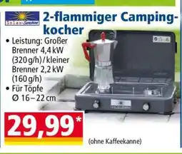 Norma 2-flammiger Campingkocher Angebot
