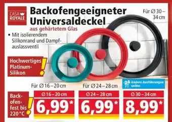 Norma Backofengeeigneter Universaldeckel Angebot