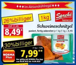 Norma Schweineschnitzel Angebot