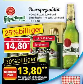 Norma Bierspezialität Angebot