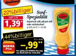 Norma Senf-Spezialität Angebot