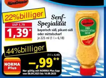 Norma Senf-Spezialität Angebot