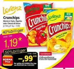 Norma Crunchips Angebot