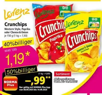 Norma Crunchips Angebot