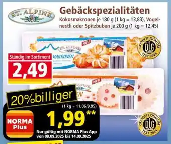 Norma Gebäckspezialitäten Angebot