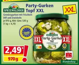 Norma Party-Gurken Topf XXL Angebot