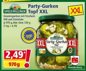 Norma Party-Gurken Topf XXL Angebot