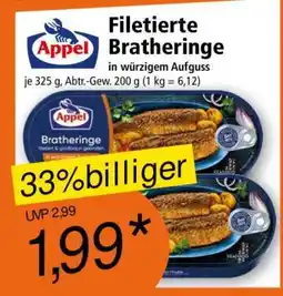 Norma Appel Filetierte Bratheringe Angebot