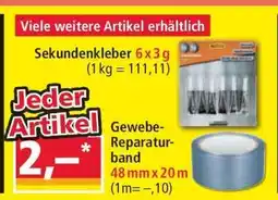 Norma Sekundenkleber 6 x 3 g Angebot