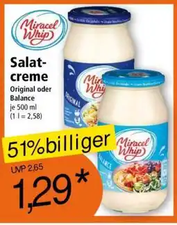Norma Miracel Whip Salatcreme Original oder Balance Angebot