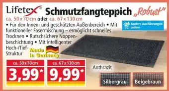 Norma Lifetex Schmutzfangteppich „Robust“ Angebot