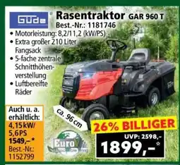 Norma Rasentraktor GAR 960 T Angebot