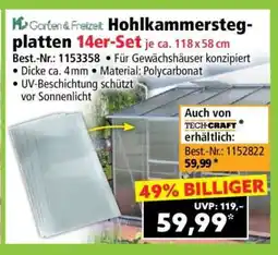 Norma Hohlkammerstegplatten 14er-Set je ca. 118 x 58 cm Angebot
