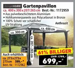 Norma Gartenpavillon Angebot