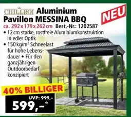 Norma Aluminium Pavillon Messina BBQ Angebot