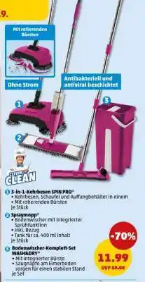 PENNY Bodenwischer-Komplett-Set WASH&DRY Angebot