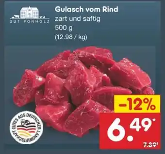 Netto Marken-Discount Gulasch vom Rind Angebot