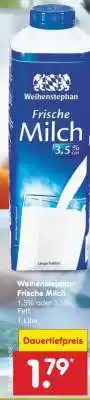 Netto Marken-Discount Weihenstephan frische Milch Angebot