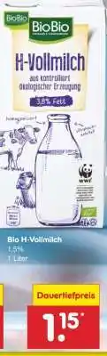 Netto Marken-Discount Bio H-Vollmilch Angebot
