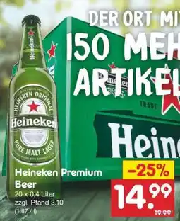 Netto Marken-Discount Heineken Premium Beer Angebot