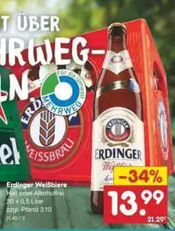 Netto Marken-Discount Erdinger Weißbiere Angebot