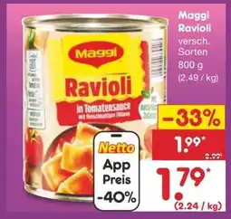 Netto Marken-Discount Maggi Ravioli Angebot