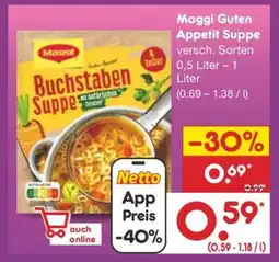 Netto Marken-Discount Maggi Guten Appetit Suppe Angebot