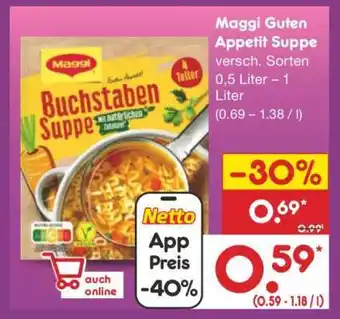 Netto Marken-Discount Maggi Guten Appetit Suppe Angebot