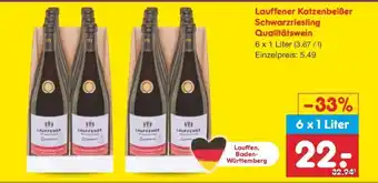Netto Marken-Discount Lauffener Katzenbeißer Schwarzriesling Qualitätswein Angebot