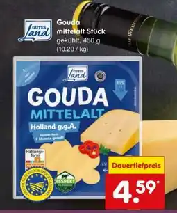 Netto Marken-Discount Gouda mittelalt Stück Angebot
