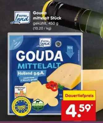 Netto Marken-Discount Gouda mittelalt Stück Angebot