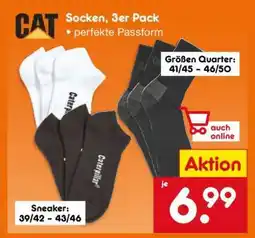 Netto Marken-Discount CAT Socken, 3er Pack Angebot