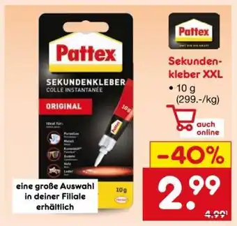 Netto Marken-Discount Sekundenkleber XXL Angebot