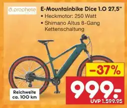 Netto Marken-Discount E-Mountainbike Dice 1.0 27,5“ Angebot