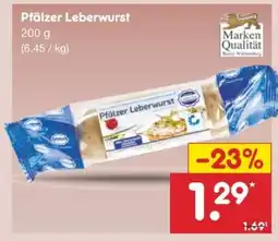 Netto Marken-Discount Pfälzer Leberwurst Angebot
