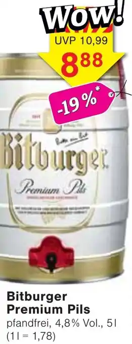 Jawoll Bitburger Premium Pils Angebot