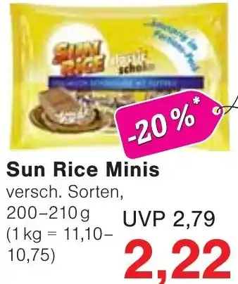 Jawoll Sun Rice Minis Angebot