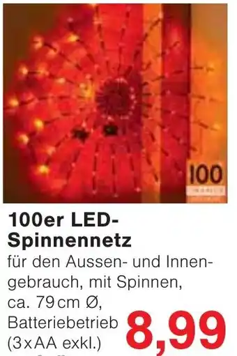Jawoll 100er LED Spinnennetz Angebot