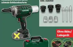 Lidl Parkside Akku-Blindnietsetzgerät 20 V PBNSG 20-Li A1 Angebot