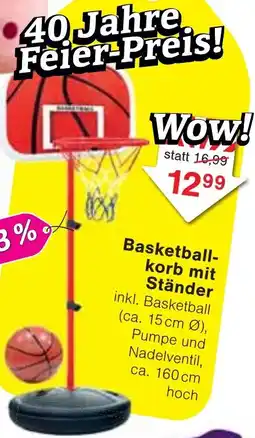 Jawoll Basketballkorb mit Ständer Angebot