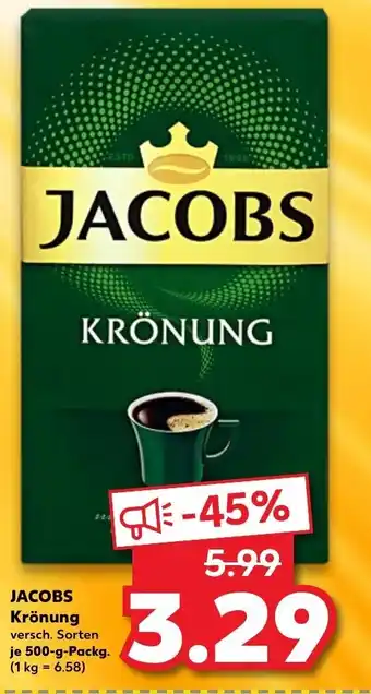 Kaufland Jacobs Krönung Angebot