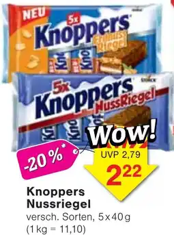 Jawoll Knoppers Nussriegel Angebot