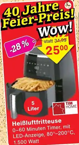 Jawoll TIM HOME Heißluftfritteuse Angebot