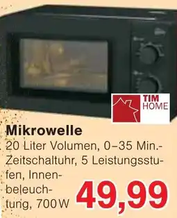 Jawoll TIM HOME Mikrowelle Angebot