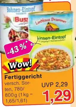 Jawoll Fertiggericht Angebot