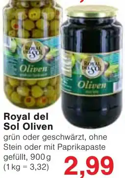 Jawoll Royal del Sol Oliven Angebot